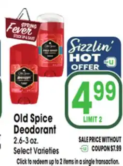 Jewel-Osco Old Spice Deodorant offer