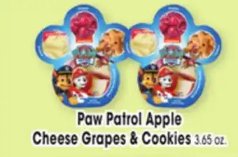 Jewel-Osco Paw Patrol Apple Cheese Grapes & Cookies offer