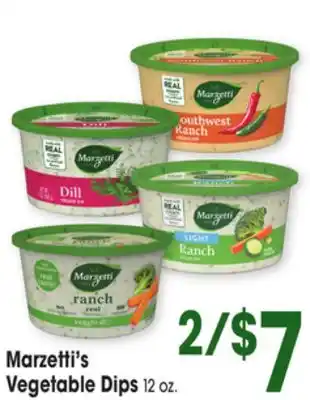 Jewel-Osco Marzetti's Vegetable Dips offer