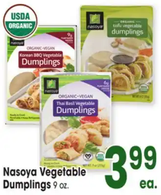 Jewel-Osco Nasoya Vegetable Dumplings offer