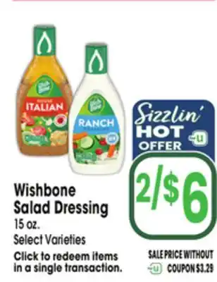 Jewel-Osco Wishbone Salad Dressing offer