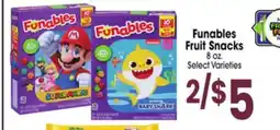 Jewel-Osco Funables Fruit Snacks offer