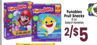 Jewel-Osco Funables Fruit Snacks offer