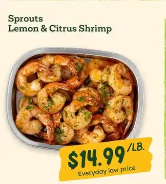 Sprouts Farmers Market Sprouts Lemon & Citrus Shrimp offer