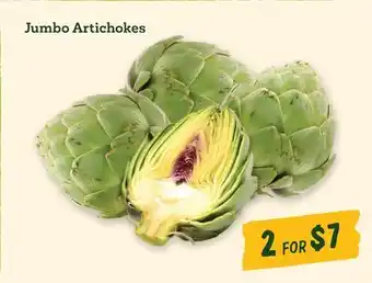 Sprouts Farmers Market Jumbo Artichokes offer