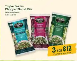 Sprouts Farmers Market Taylor Farms Chopped Salad Kits offer