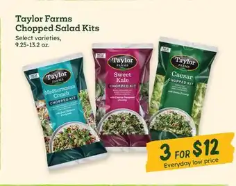 Sprouts Farmers Market Taylor Farms Chopped Salad Kits offer