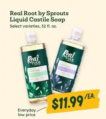 Sprouts Farmers Market Real Root by Sprouts Liquid Castile Soap offer