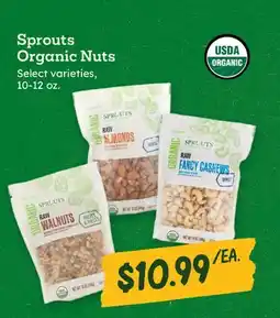 Sprouts Farmers Market Sprouts Organic Nuts offer