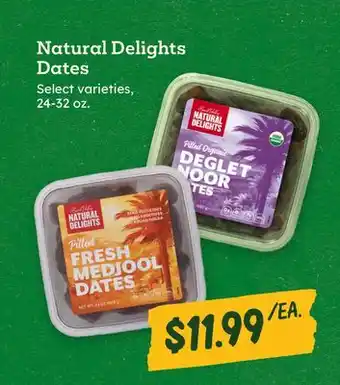 Sprouts Farmers Market Natural Delights Dates offer