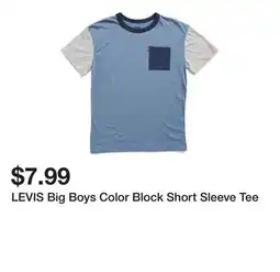 Marshalls LEVIS Big Boys Color Block Short Sleeve Tee offer