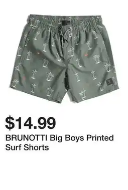 Marshalls BRUNOTTI Big Boys Printed Surf Shorts offer