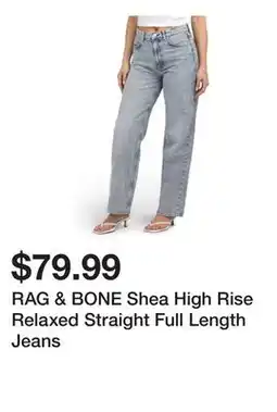 Marshalls RAG & BONE Shea High Rise Relaxed Straight Full Length Jeans offer