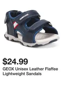 Marshalls GEOX Unisex Leather Flaffee Lightweight Sandals offer