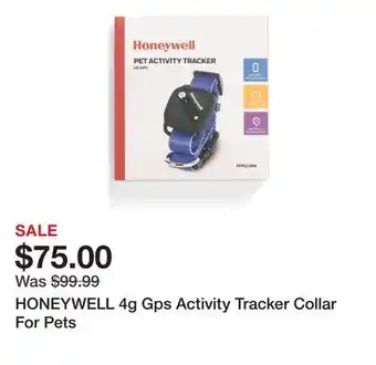 Marshalls HONEYWELL 4g Gps Activity Tracker Collar For Pets offer