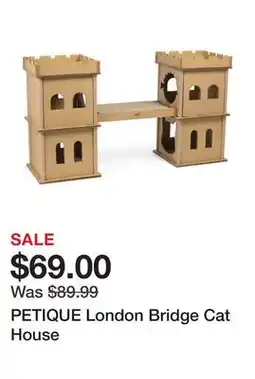 Marshalls PETIQUE London Bridge Cat House offer