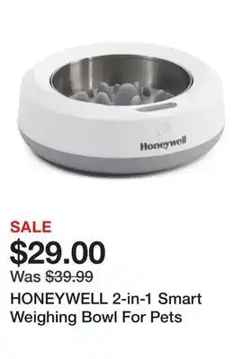 Marshalls HONEYWELL 2-in-1 Smart Weighing Bowl For Pets offer