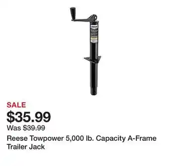 Tractor Supply Company Reese Towpower 5,000 lb. Capacity A-Frame Trailer Jack offer