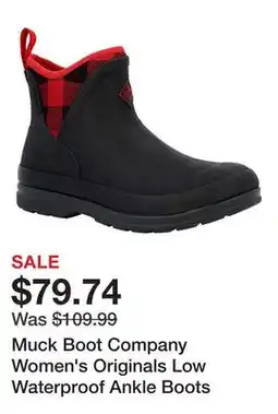 Tractor Supply Company Muck Boot Company Women's Originals Low Waterproof Ankle Boots offer