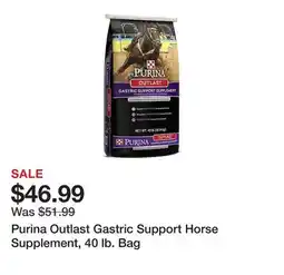 Tractor Supply Company Purina Outlast Gastric Support Horse Supplement, 40 lb. Bag offer