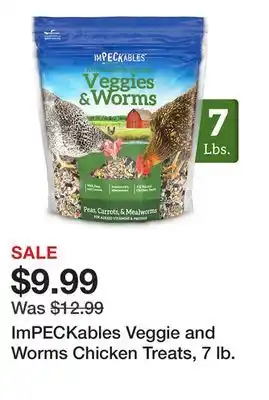 Tractor Supply Company ImPECKables Veggie and Worms Chicken Treats, 7 lb offer