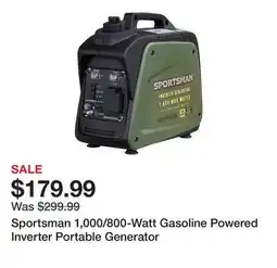 Sportsman 1,000/800-Watt Gasoline Powered Inverter Portable Generator