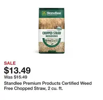 Tractor Supply Company Standlee Premium Products Certified Weed Free Chopped Straw, 2 cu. ft offer