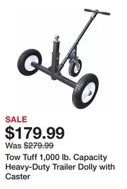 Tractor Supply Company Tow Tuff 1,000 lb. Capacity Heavy-Duty Trailer Dolly with Caster offer