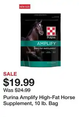 Tractor Supply Company Purina Amplify High-Fat Horse Supplement, 10 lb. Bag offer