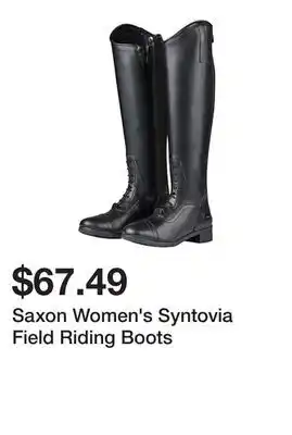 Tractor Supply Company Saxon Women's Syntovia Field Riding Boots offer