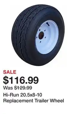 Tractor Supply Company Hi-Run 20.5x8-10 Replacement Trailer Wheel offer