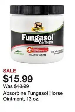 Tractor Supply Company Absorbine Fungasol Horse Ointment, 13 oz offer