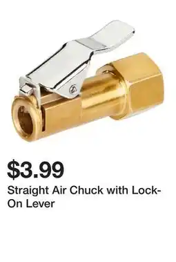 Harbor Freight Tools Straight Air Chuck with Lock-On Lever offer