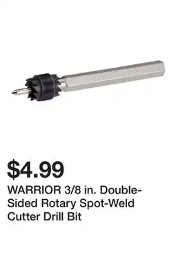 Harbor Freight Tools WARRIOR 3/8 in. Double-Sided Rotary Spot-Weld Cutter Drill Bit offer