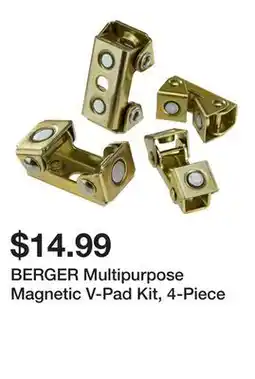 Harbor Freight Tools BERGER Multipurpose Magnetic V-Pad Kit, 4-Piece offer