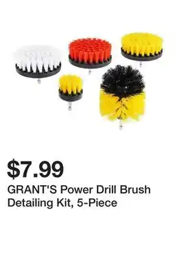 Harbor Freight Tools GRANT'S Power Drill Brush Detailing Kit, 5-Piece offer