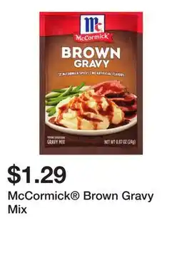 Wegmans McCormick Brown Gravy Mix offer