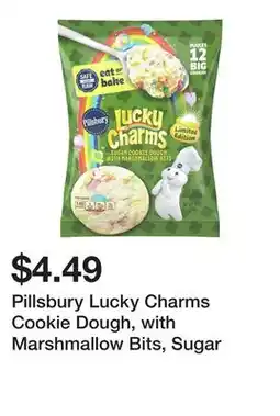 Wegmans Pillsbury Lucky Charms Cookie Dough, with Marshmallow Bits, Sugar offer