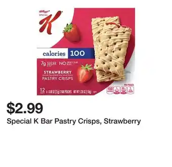 Wegmans Special K Bar Pastry Crisps, Strawberry offer