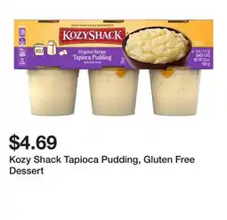 Wegmans Kozy Shack Tapioca Pudding, Gluten Free Dessert offer