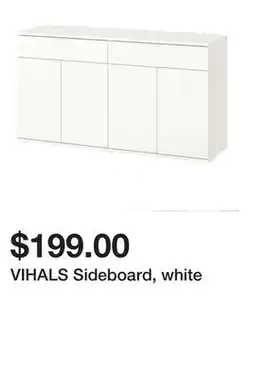 Ikea VIHALS Sideboard, white offer