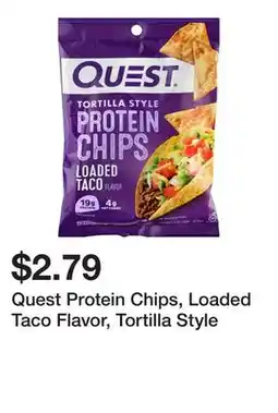 Wegmans Quest Protein Chips, Loaded Taco Flavor, Tortilla Style offer