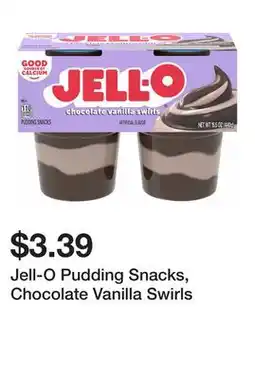 Wegmans Jell-O Pudding Snacks, Chocolate Vanilla Swirls offer