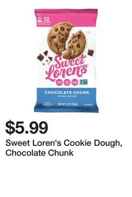 Wegmans Sweet Loren's Cookie Dough, Chocolate Chunk offer