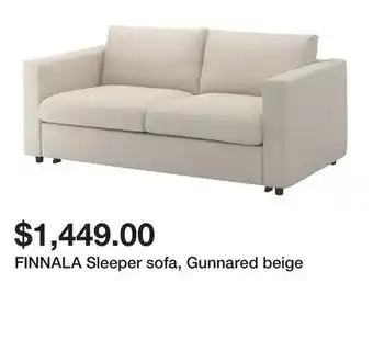 Ikea FINNALA Sleeper sofa, Gunnared beige offer