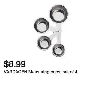 Ikea VARDAGEN Measuring cups, set of 4 offer