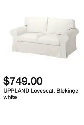 Ikea UPPLAND Loveseat, Blekinge white offer