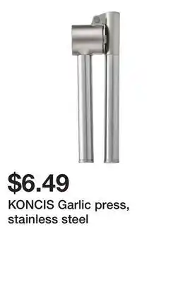 Ikea KONCIS Garlic press, stainless steel offer