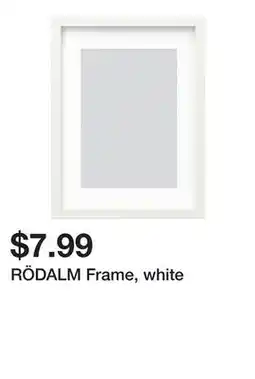 Ikea RÖDALM Frame, white offer