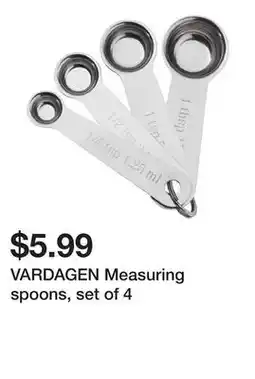 Ikea VARDAGEN Measuring spoons, set of 4 offer